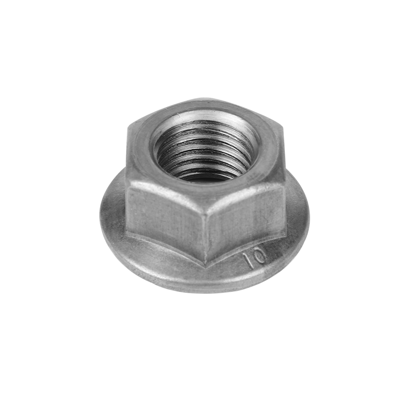 M5-M20 ISO Hexagon Flange Nuts Dengan Gigi Anti Selip